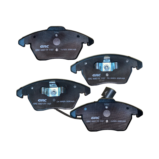 Balatas delanteras GRC Ultra GCD1107 – Ibiza Coupé, Bora y Jetta A6 Style