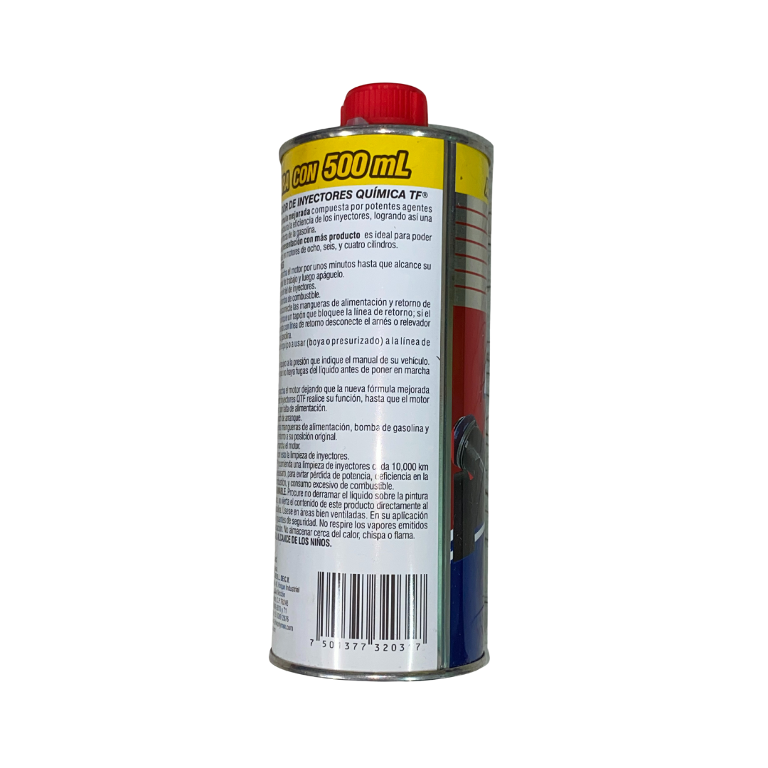 Limpia inyectores para boya Química TF 500 ml – fórmula profesional sin desmontar