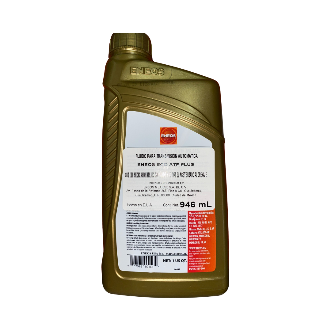 Líquido de transmisión automática Eneos Eco ATF Plus 946 ml 100 % sintético
