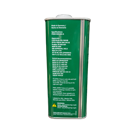 Líquido para dirección hidráulica PENTOSIN CHF 11S 1L – Sintético de alto desempeño