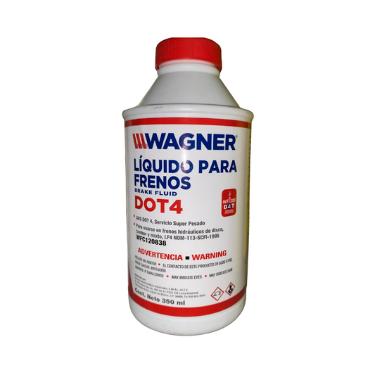 Líquido de Frenos Wagner DOT 4 Servicio Super Pesado ABS 350 ml (WFC120838)