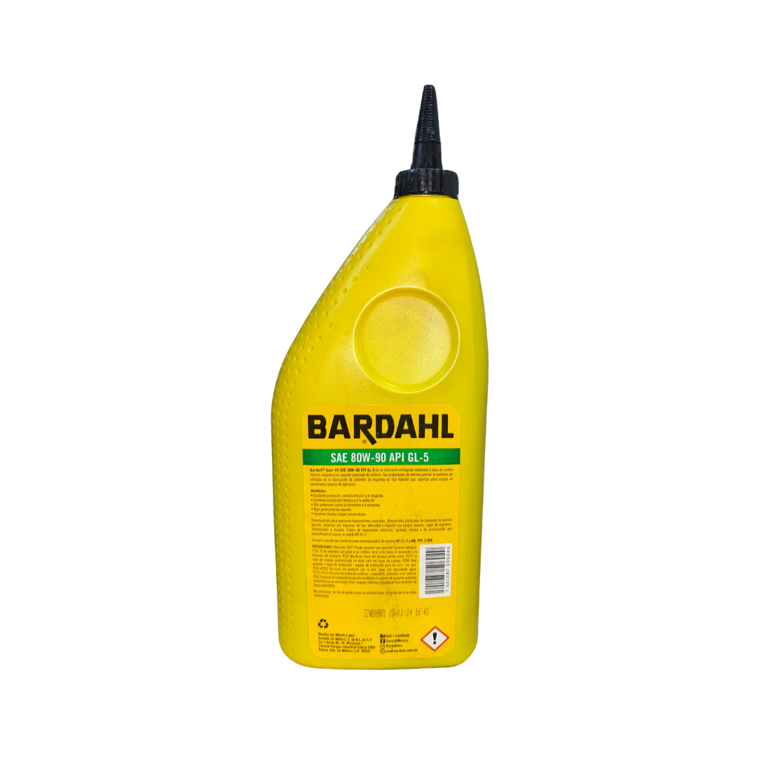Gear Oil 80W-90 API GL-5 – Fluido para Transmisión Manual BARDAHL