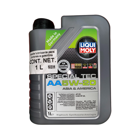 Aceite sintético Liqui Moly Special Tec AA 5W-20 API SP / ILSAC GF-6A 1 L