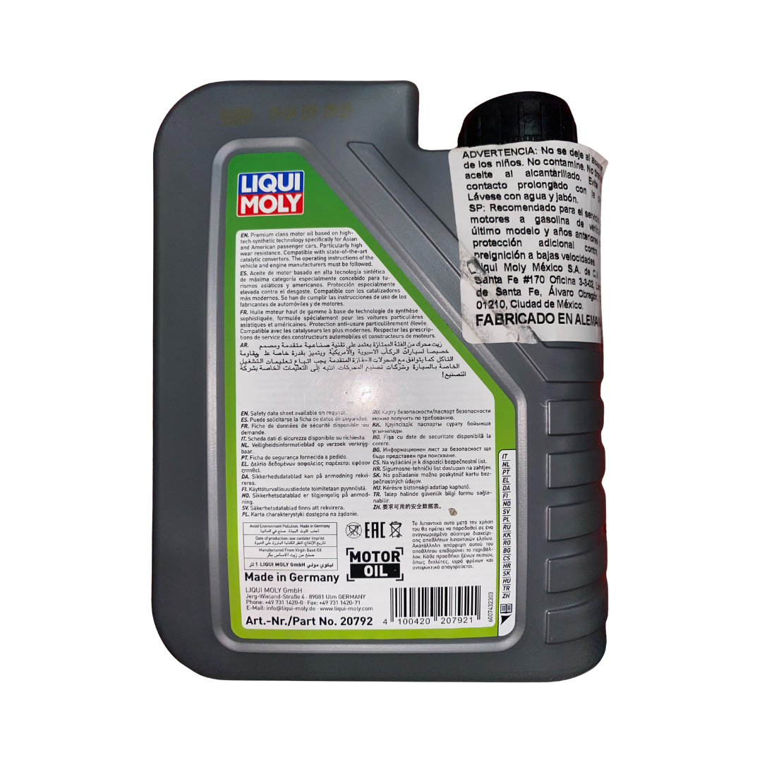 Aceite sintético Liqui Moly Special Tec AA 5W-20 API SP / ILSAC GF-6A 1 L