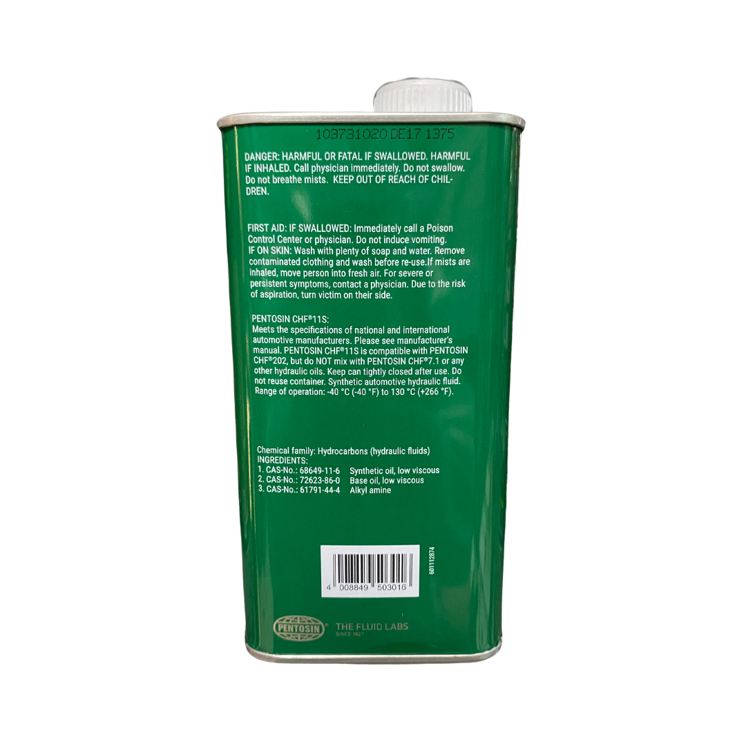 Líquido para dirección hidráulica PENTOSIN CHF 11S 1L – Sintético de alto desempeño