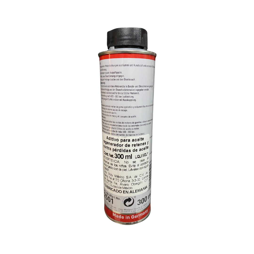 Aditivo tapa fugas de aceite LIQUI MOLY – Regenerador de retenes 300 ml