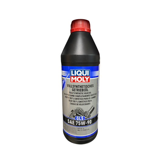 Aceite 100% sintético para transmisión LIQUI MOLY GL5 SAE 75W-90 – 1 litro