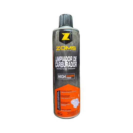 Limpiador de carburador ZOMS 500 ml con alta potencia de limpieza